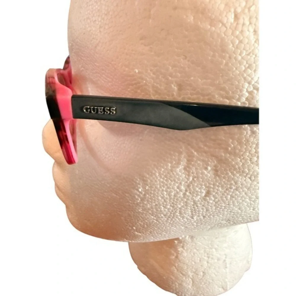 Guess Pink Tortoise‎ Black Rectangular Eyeglass FRAMES ONLY Designer